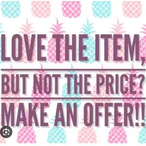 See something you like, make me an offer 💕 Happy Shopping 😊